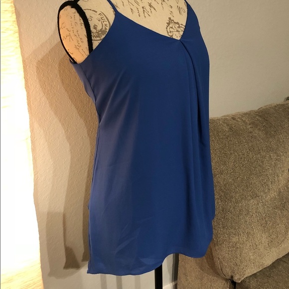 Karen Kane Tops - 4[Karen Kane] NWOT! Spirit Water royal blue top